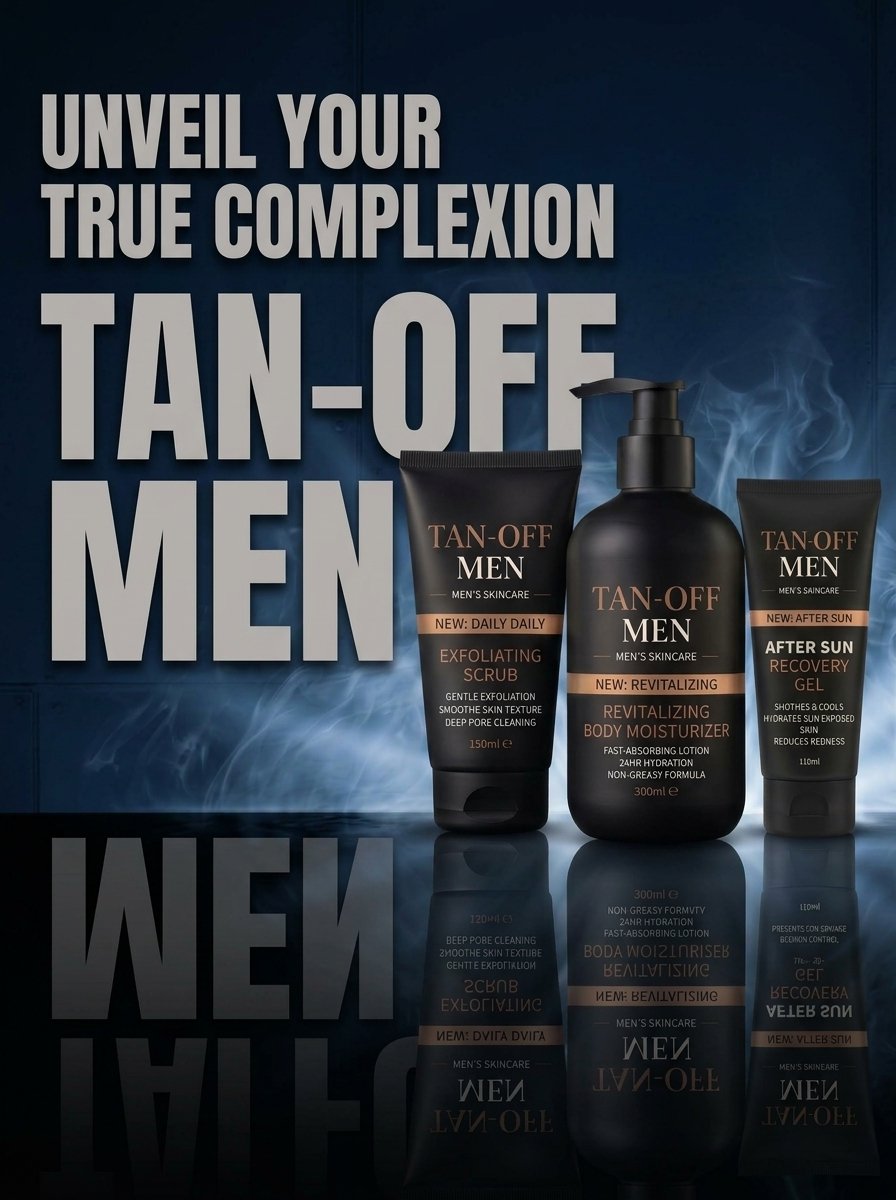 Tan Off Men Mobile Hero Banner 1